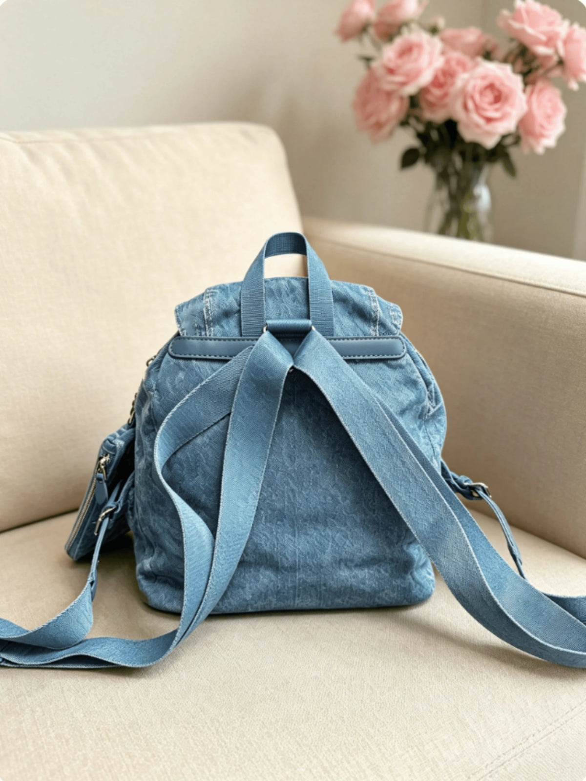 2026 New Backpack Drawstring Classic Tannin Drawstring Simple Casual Everything Retro Practical Lightweight Backpack 29*30cm