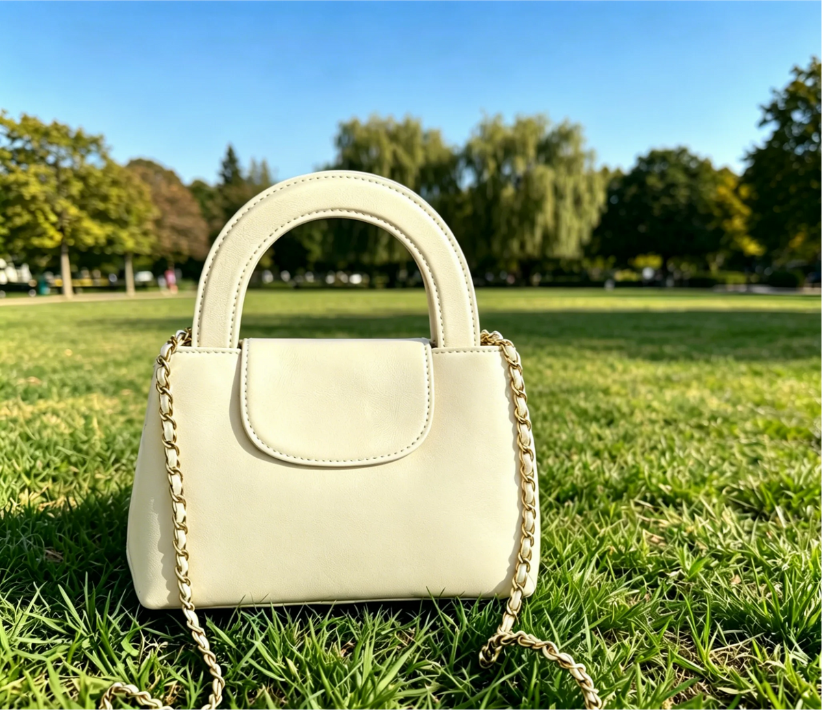 Unisex PU Leather Casual Tote Bag With Durable Synthetic Lining