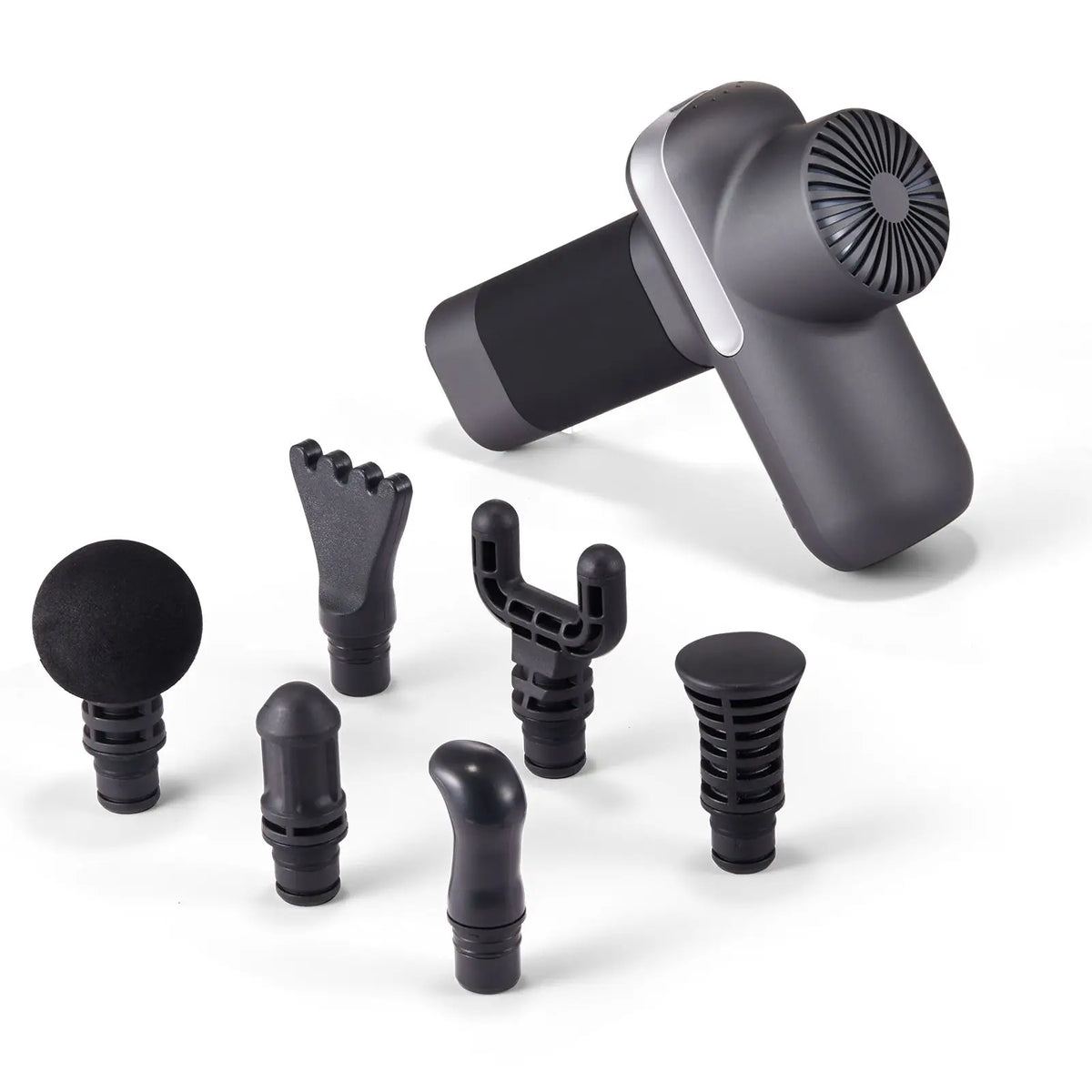 Mini Massage Gun, Percussion Muscle Massage Gun for Athletes - with 5 Speed Levels & 6 Massage Heads, 7.4V 2500mAh Batteries, Handheld Small Massage Gun for Pain Relief, Muscle Relaxation