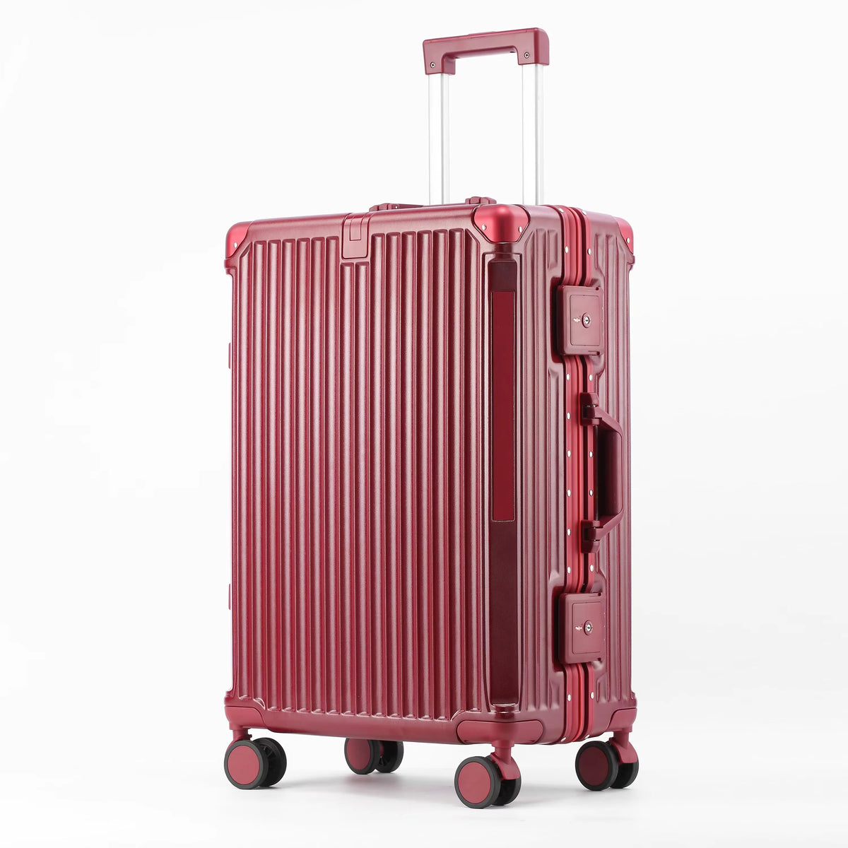 BunnyFly Suitcase Travel Suitcase Men Women 20 Carry-On Luggage Women PC Aluminum Frame Trolley Case TSA Password Lock