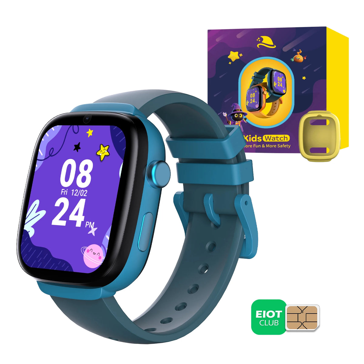 4G Kids Smartwatch with SIM GPS Two Way Call Video SOS Child Gift Parental Controls Waterproof Birthday Gift for Boys and Girls