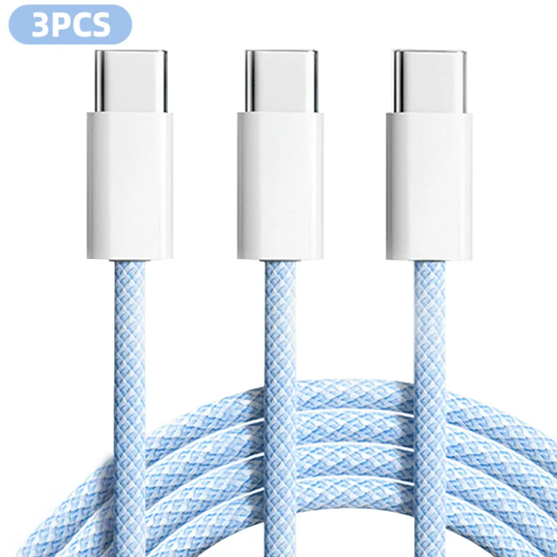 Jogrytece Fast Charging Nylon Braided Type C Cable