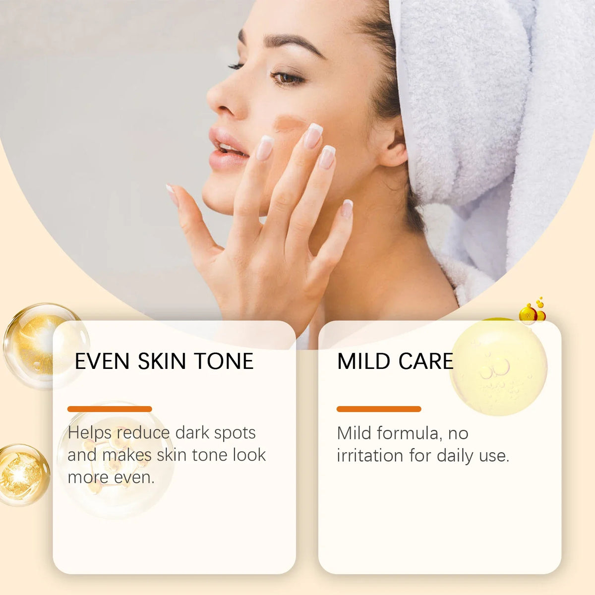 EELHOE Vitamin C Facial Skin Care Kit, Facial Moisturizing, Rejuvenating, Brightening and Fine Pore Kit