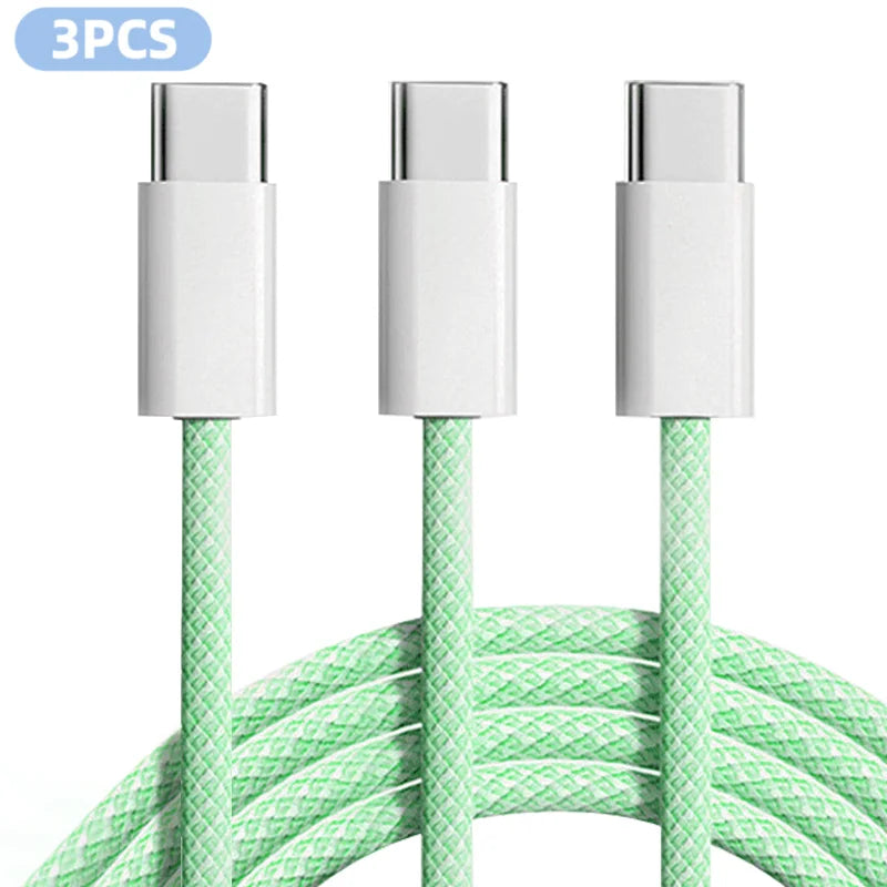 Jogrytece Fast Charging Nylon Braided Type C Cable