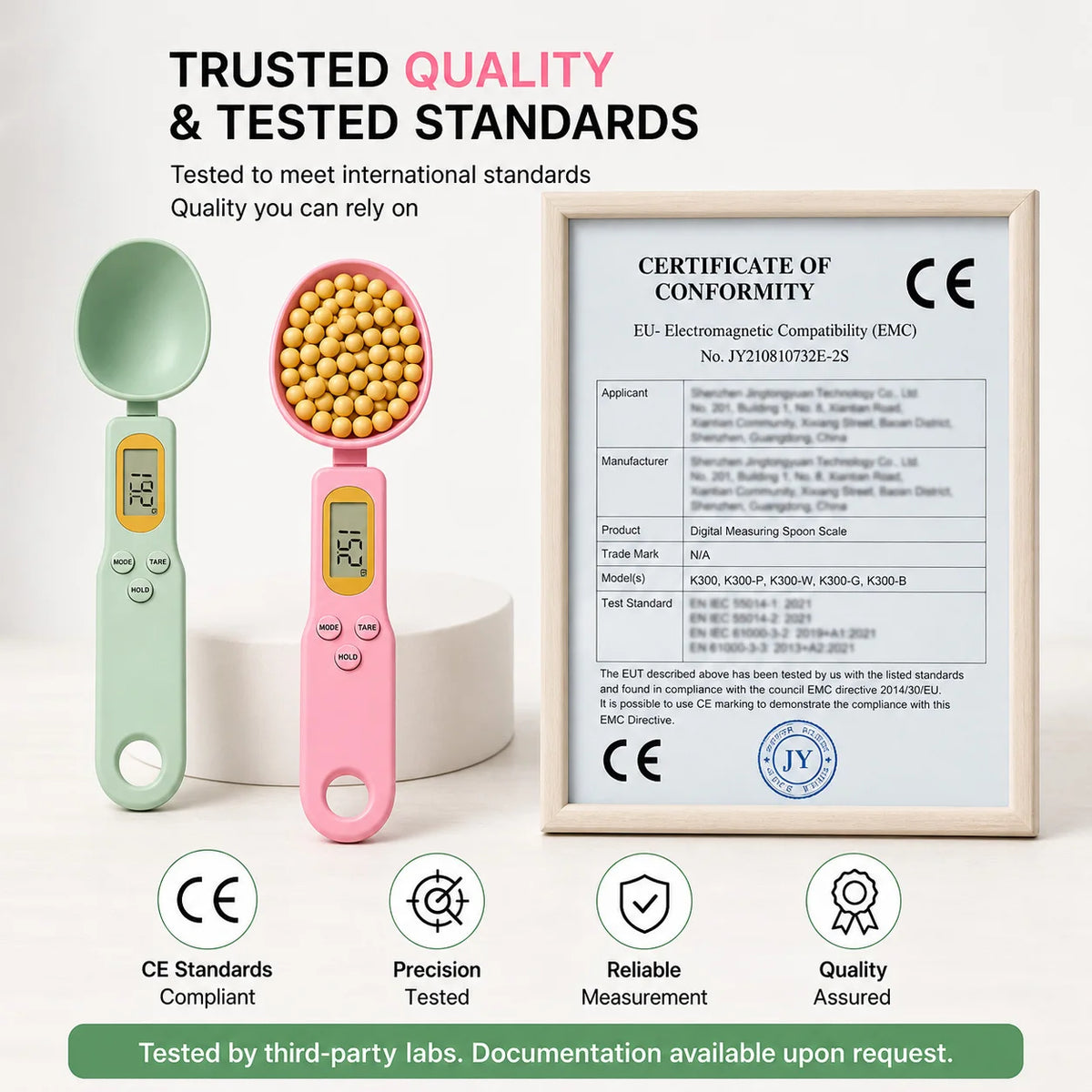 Digital Measuring Spoon Scale 0.1-500g LCD Digital Kitchen Food Scale Coffee Powder Milk Flour Mini Weight Tool Measure Spoon