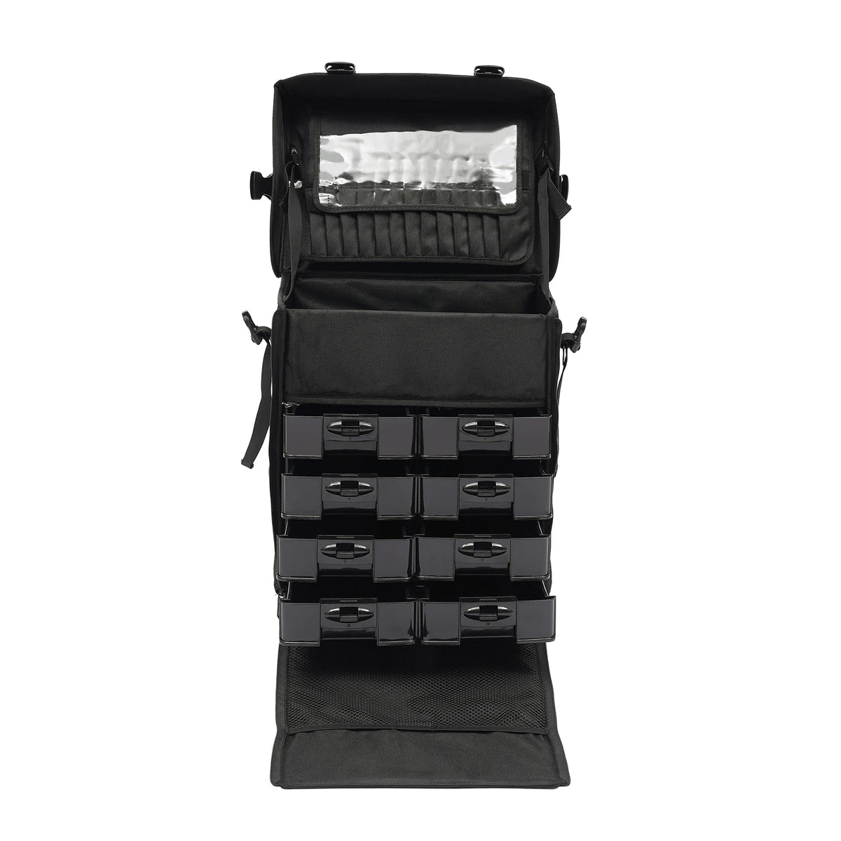Rolling Makeup Case, Cosmetic Case Trolley, Make Up Suitcase Cosmetic Trolley, Makeup Suitcase with Four Universal Wheels