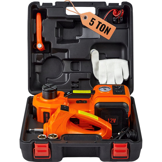 SucceBuy Electric Hydraulic Car Jack Kit For Roadside Repairs