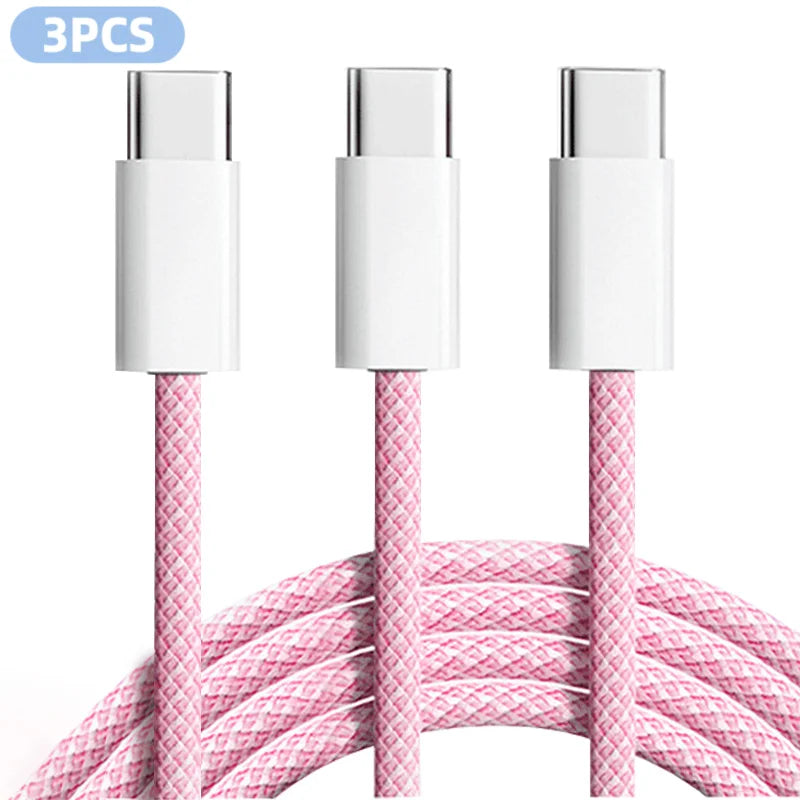 Jogrytece Fast Charging Nylon Braided Type C Cable