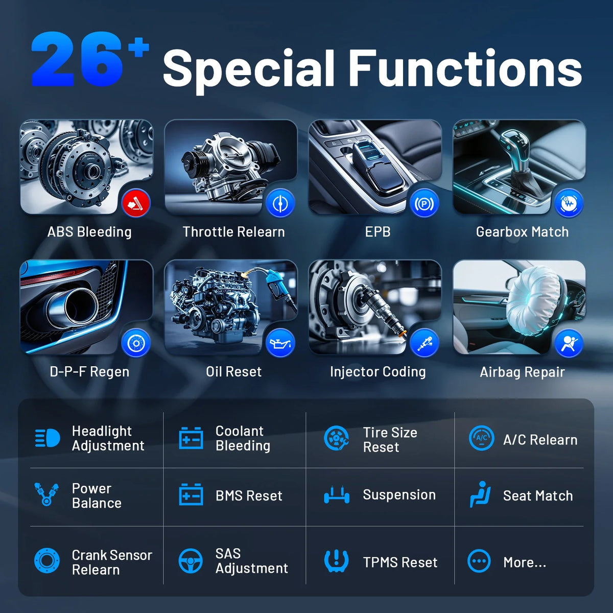 XTOOL Anyscan A30M V2.0 All System Car Diagnostic Tools Bluetooth OBD2 Scanner Active Test 26+ Reset All Functions Lifetime Free