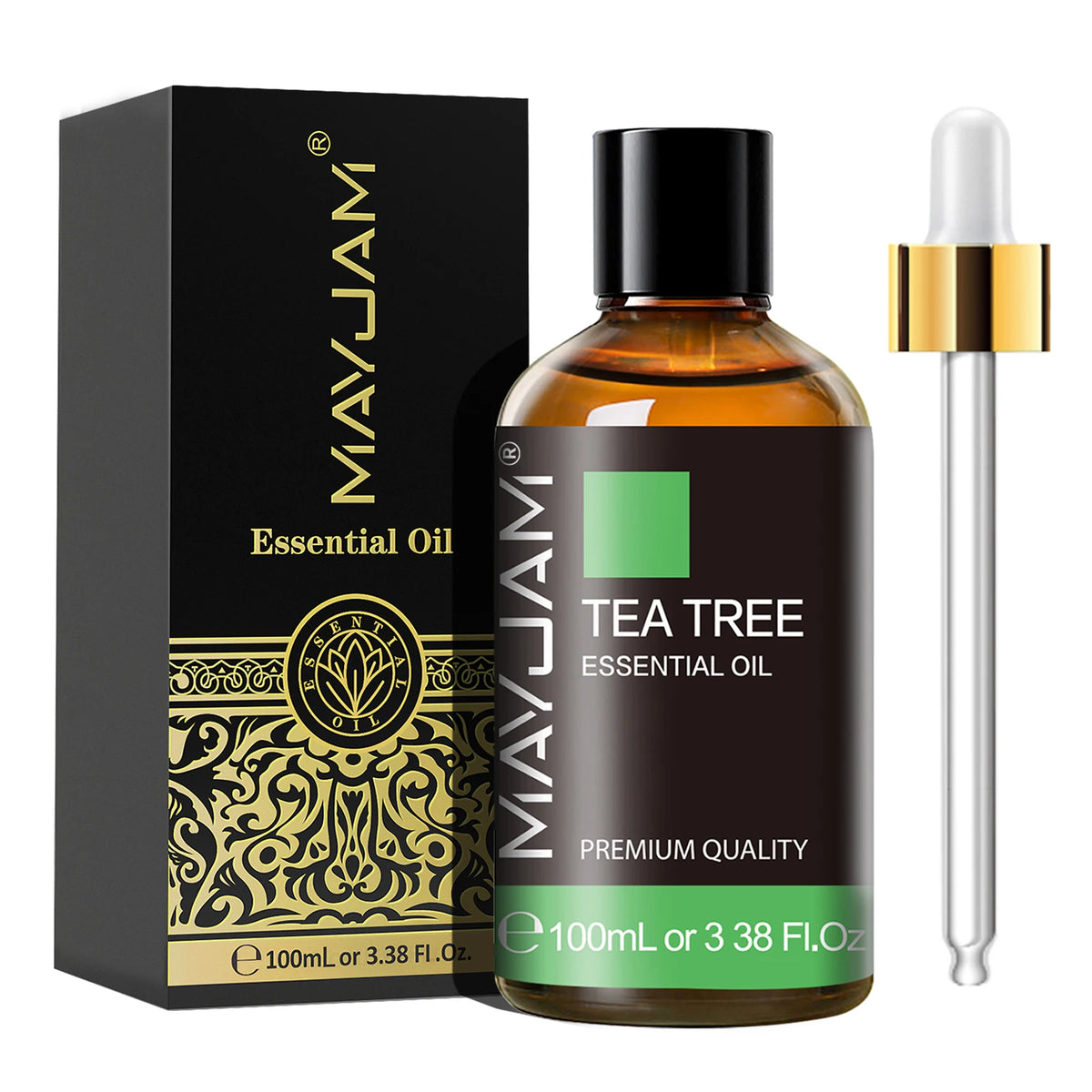MAYJAM 100ML Natural Essentials Oils for Aromatherapy, Making Fragrance Soap and Candle, Massage and Skin Care & Hair Care-3.38 Fl Oz Pure Lavender Sandalwood Citronella Helichrysum Lemon Eucalyptus Oregano Spearmint Sweet Or