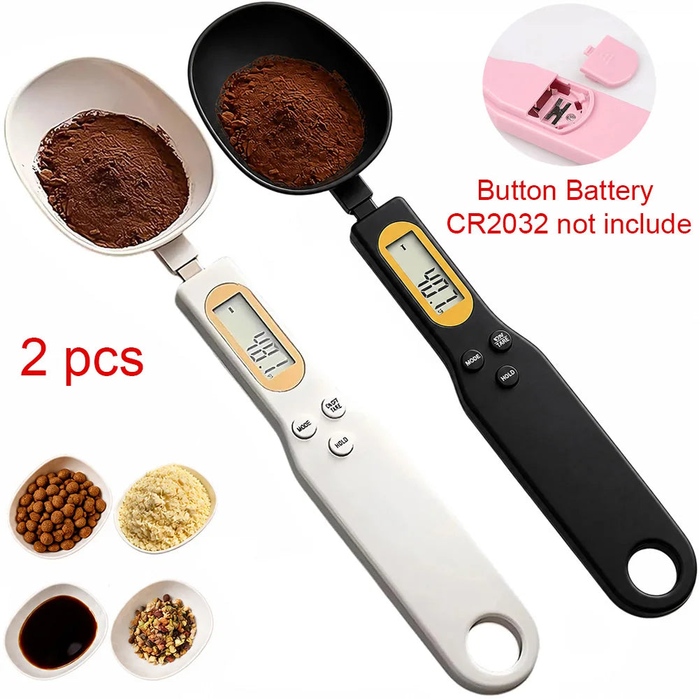 Digital Measuring Spoon Scale 0.1-500g LCD Digital Kitchen Food Scale Coffee Powder Milk Flour Mini Weight Tool Measure Spoon
