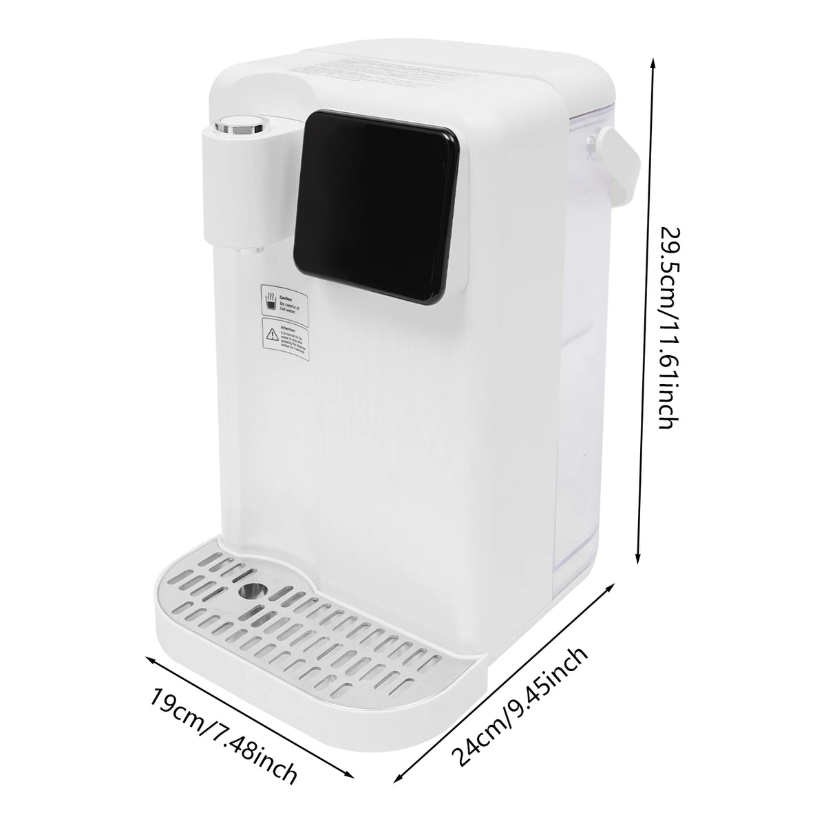 Instant Hot Water Dispenser With LED Display And Overheat Protection