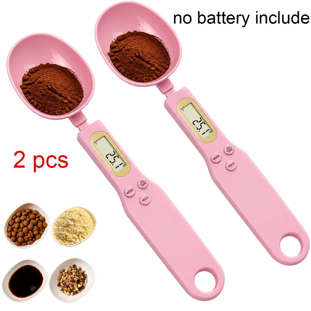 Digital Measuring Spoon Scale 0.1-500g LCD Digital Kitchen Food Scale Coffee Powder Milk Flour Mini Weight Tool Measure Spoon