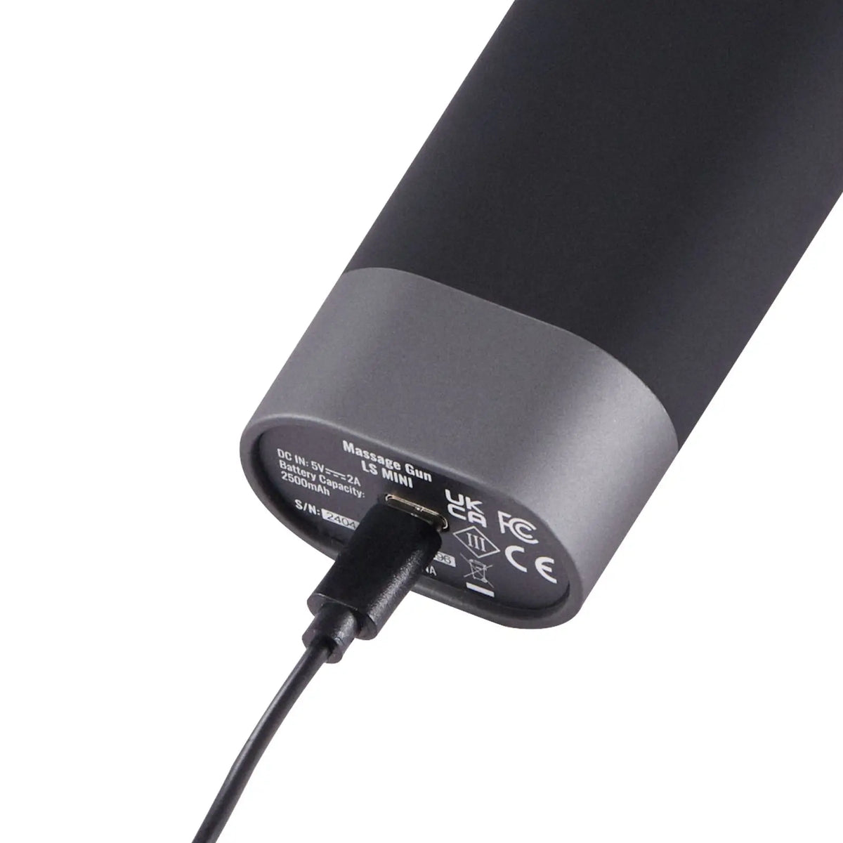 Mini Massage Gun, Percussion Muscle Massage Gun for Athletes - with 5 Speed Levels & 6 Massage Heads, 7.4V 2500mAh Batteries, Handheld Small Massage Gun for Pain Relief, Muscle Relaxation