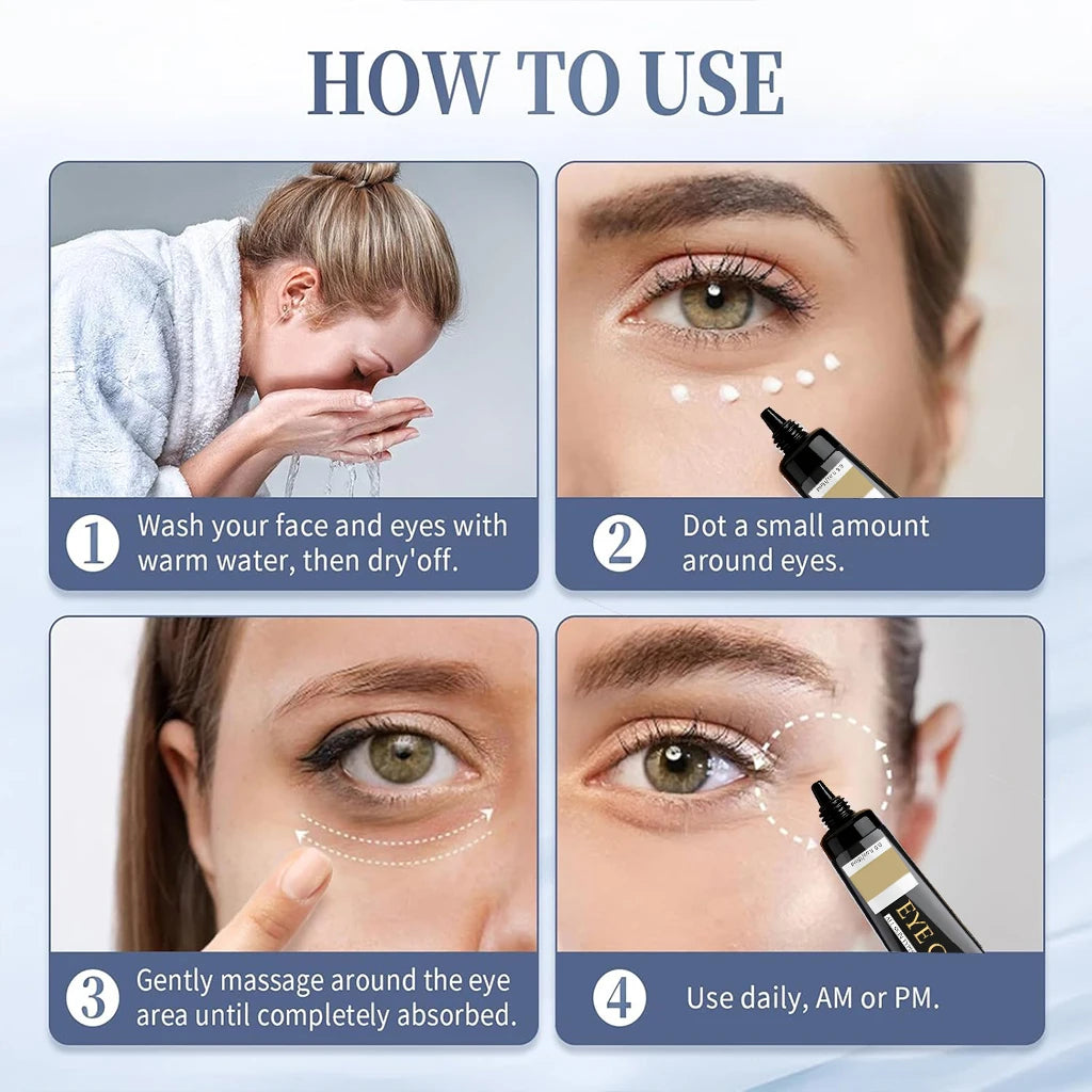 3/5Pc Eye Moisturizer Cream For Under Eye Area Nourishing Brightening Skin Care Daily Eye Beauty Product 15ML