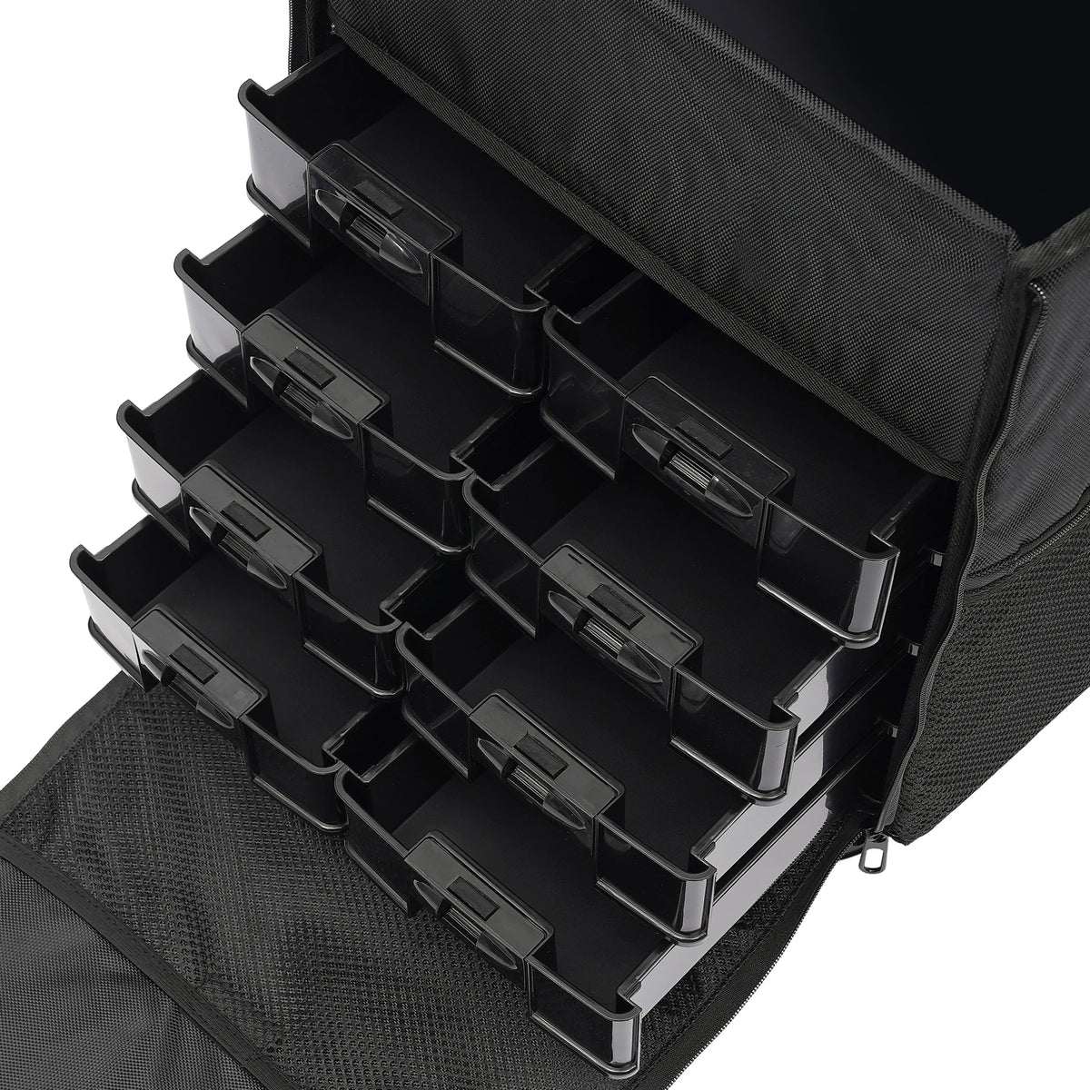 Rolling Makeup Case, Cosmetic Case Trolley, Make Up Suitcase Cosmetic Trolley, Makeup Suitcase with Four Universal Wheels