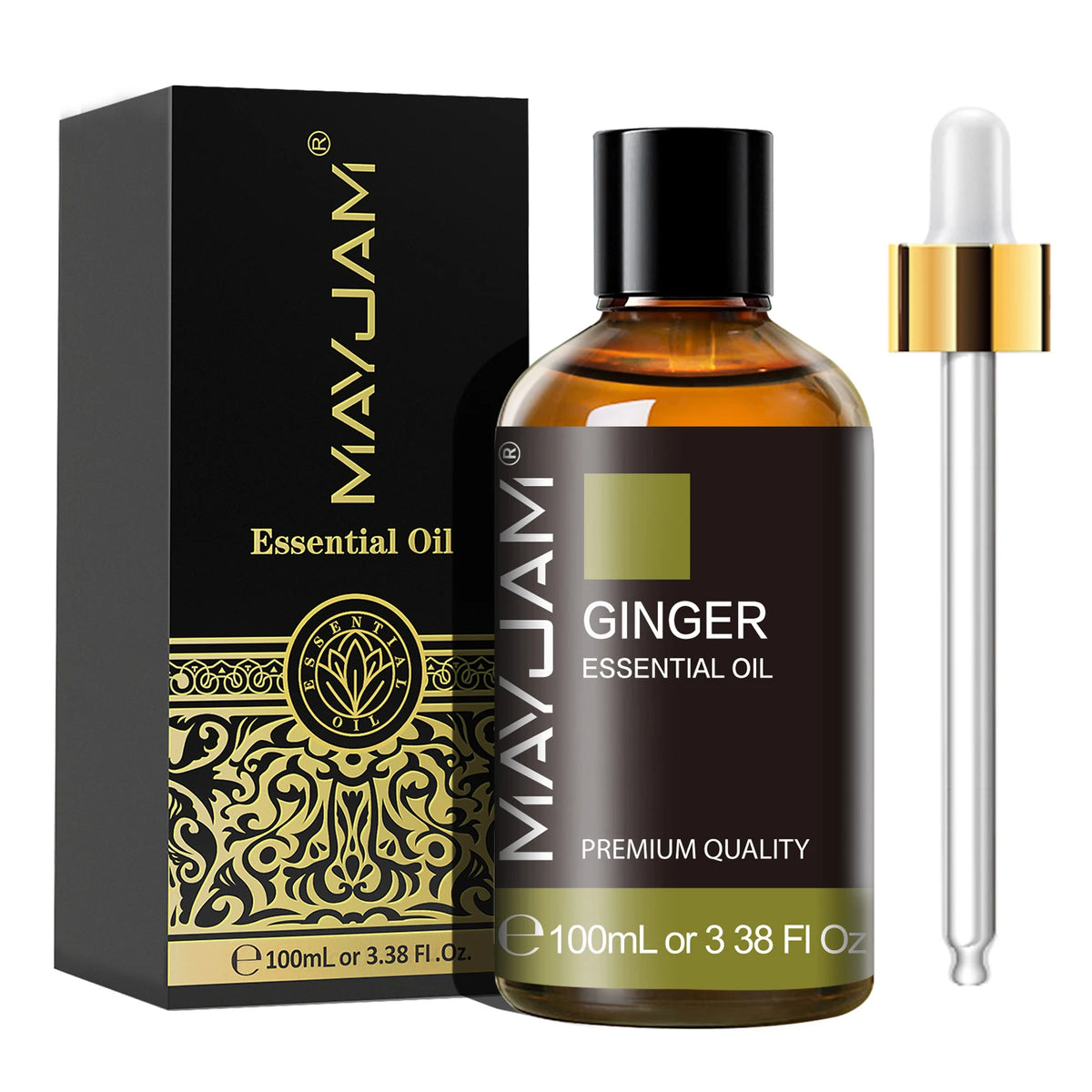 MAYJAM 100ML Natural Essentials Oils for Aromatherapy, Making Fragrance Soap and Candle, Massage and Skin Care & Hair Care-3.38 Fl Oz Pure Lavender Sandalwood Citronella Helichrysum Lemon Eucalyptus Oregano Spearmint Sweet Or