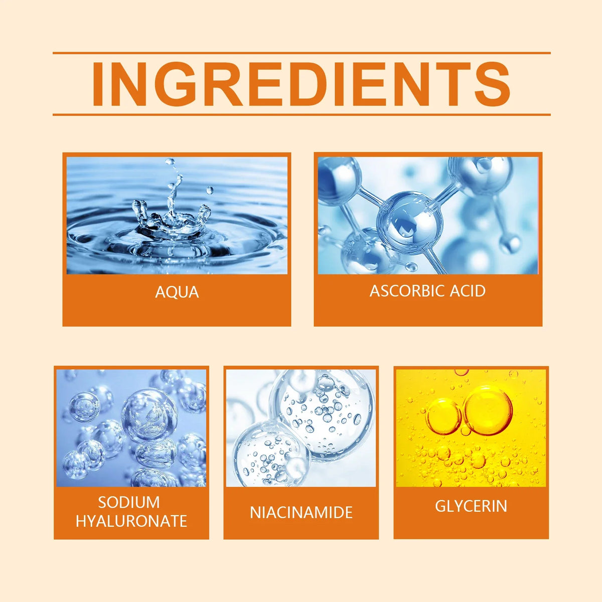EELHOE Vitamin C Facial Skin Care Kit, Facial Moisturizing, Rejuvenating, Brightening and Fine Pore Kit