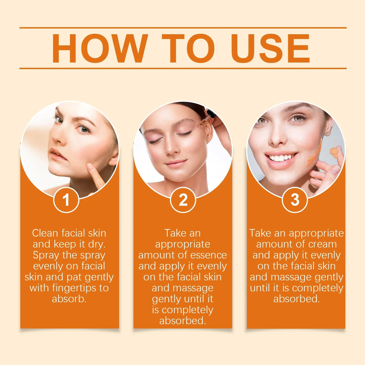 EELHOE Vitamin C Facial Skin Care Kit, Facial Moisturizing, Rejuvenating, Brightening and Fine Pore Kit